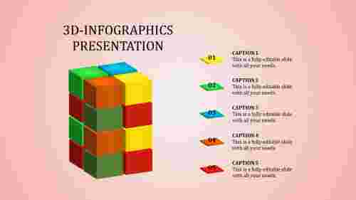 infographic presentation template-3D-INFOGRAPHICS PRESENTATION